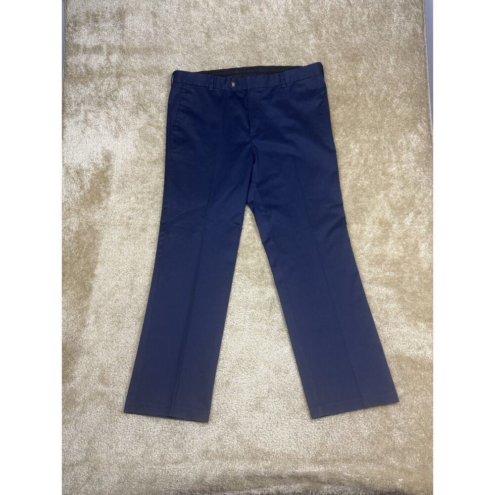 Roundtree & Yorke Pant Men’s Size 38 x 30 Blue Chino Trousers Stretch A478